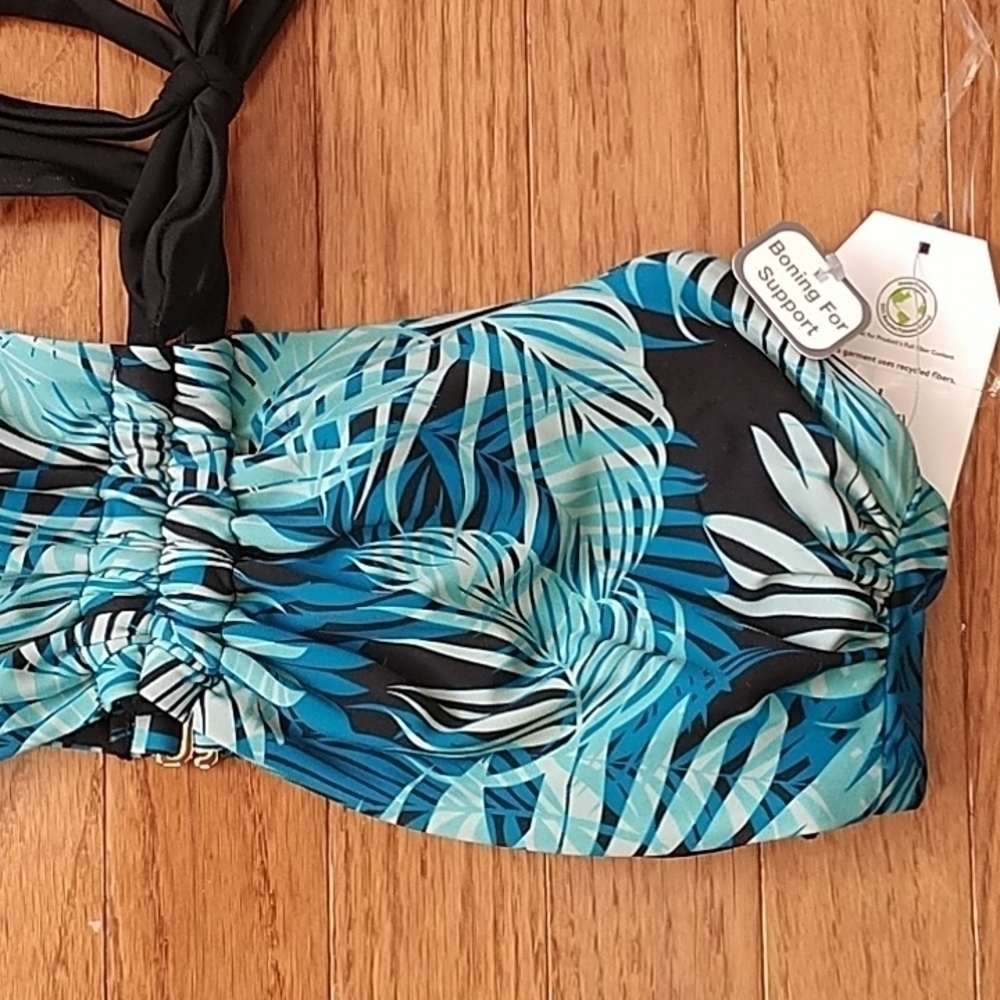 Time & True Floral Bikini Set XL 16/18 - Picture 5 of 10
